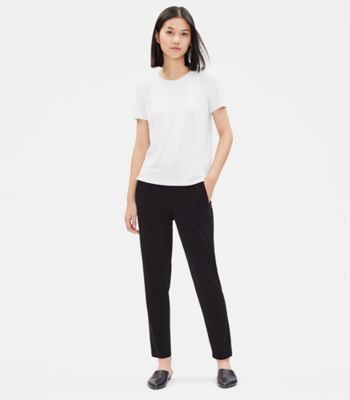 eileen fisher viscose jersey top