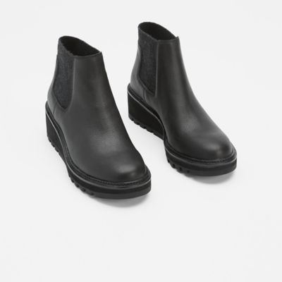 eileen fisher wedge bootie