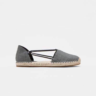 canvas espadrille flats