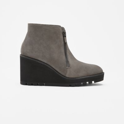 eileen fisher alto wedge bootie