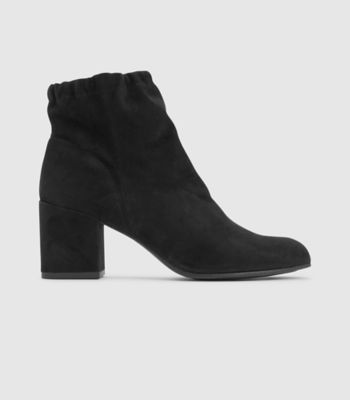 eileen fisher harper suede bootie