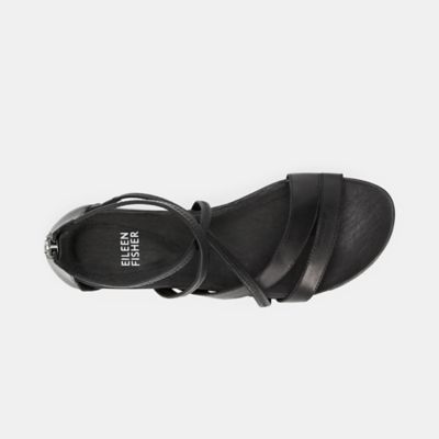 eileen fisher skip strappy platform sandal
