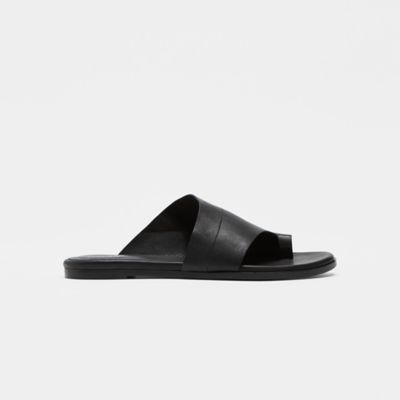 eileen fisher ty washed leather slide
