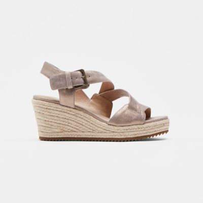 eileen fisher margo suede wedges