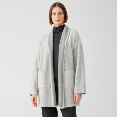 Organic Cotton Wool Fleece Reversible Jacket-F1MIU-J5546