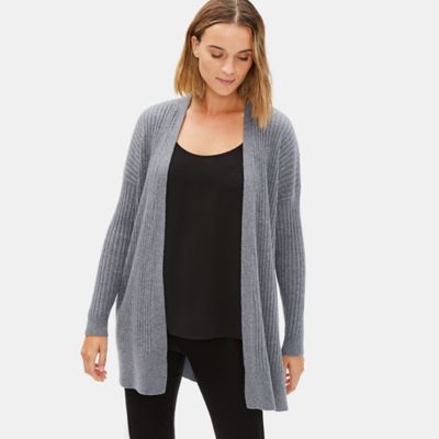 eileen fisher grey cardigan