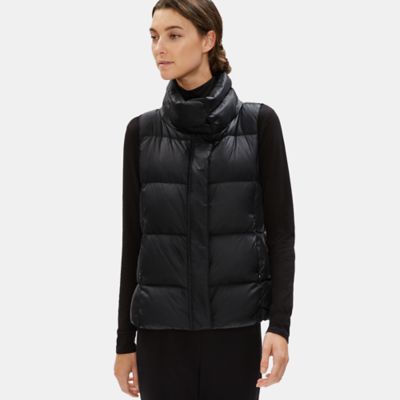 eileen fisher puffer jackets