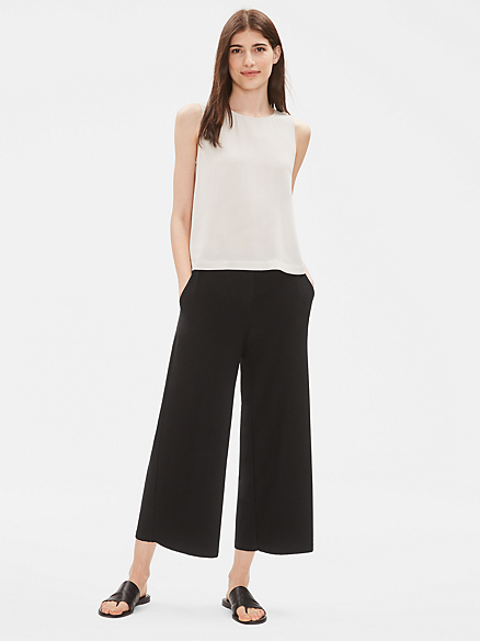 Details about  / New 3× EILEEN FISHER SYSTEM Midnight Washable Stretch Crepe Straight Pant $168
