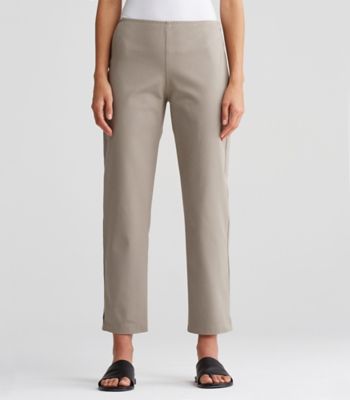 eileen fisher organic cotton slim pant