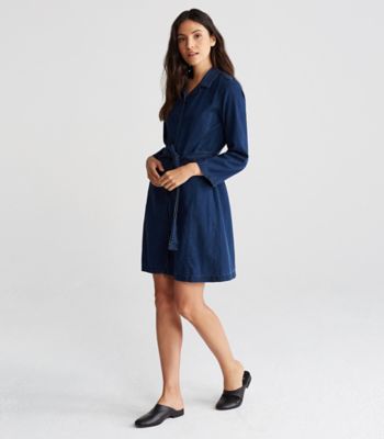 eileen fisher denim dress