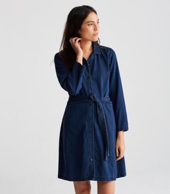 ellezarra denim shirt dress