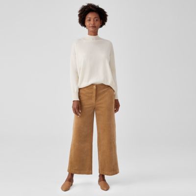wide leg ankle pants