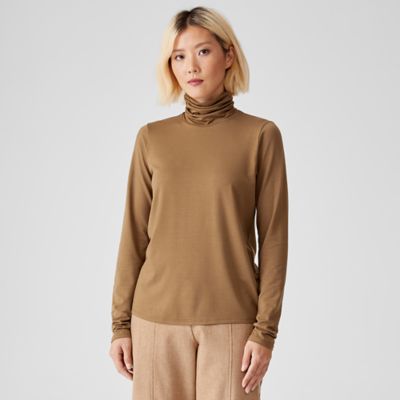 eileen fisher scrunch turtleneck