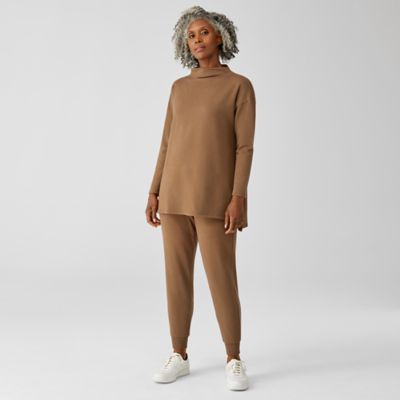 Cozy Brushed Terry Slouchy Pant