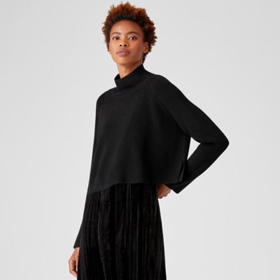 eileen fisher black turtleneck