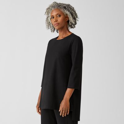 eileen fisher jewel neck top