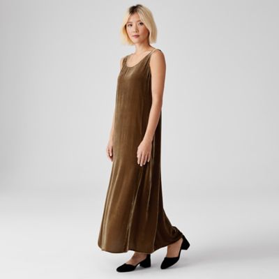 eileen fisher velvet dresses