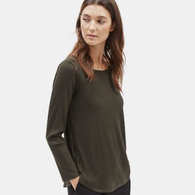 eileen fisher tencel top