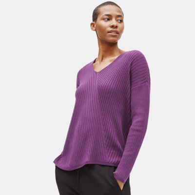 eileen fisher v neck top