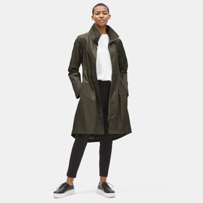 eileen fisher raincoat