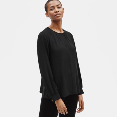 eileen fisher silk top