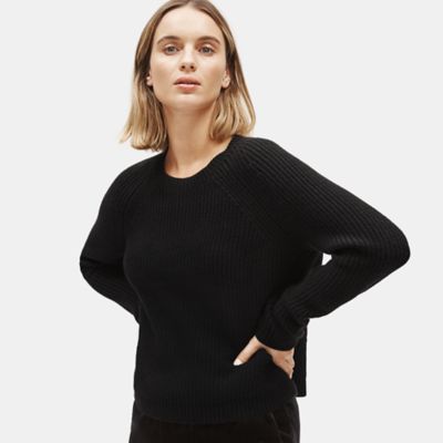 eileen fisher boxy cashmere sweater