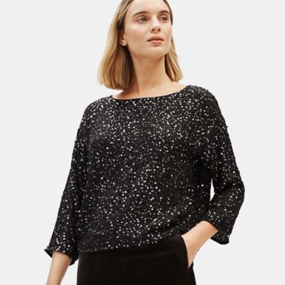 eileen fisher silk top