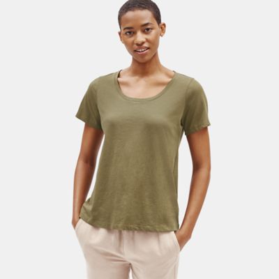 eileen fisher cotton tee