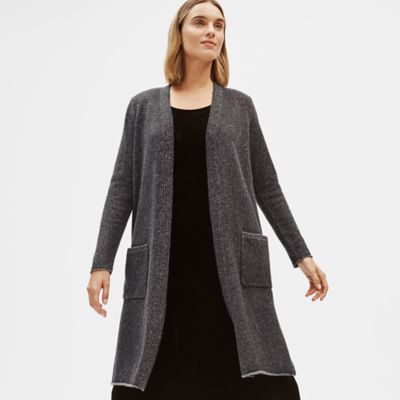 eileen fisher grey cardigan
