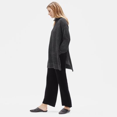 eileen fisher funnel neck
