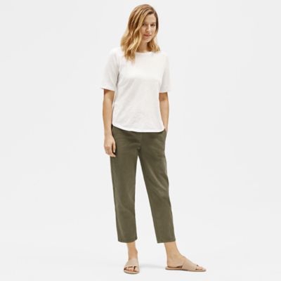 eileen fisher tapered ankle pant