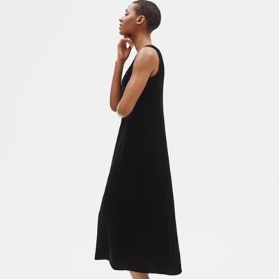 eileen fisher black dress sale