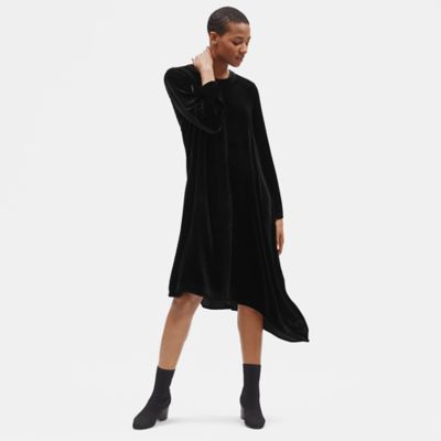 eileen fisher velvet dress