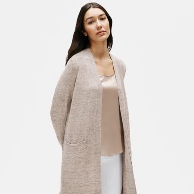 eileen fisher simple long cardigan