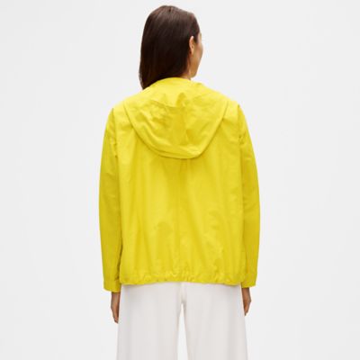 eileen fisher raincoat hooded