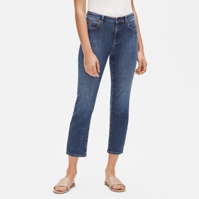 eileen fisher straight leg jeans