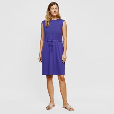 eileen fisher purple dress