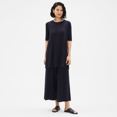 Tencel Jersey Wide Ankle Pant | EILEEN FISHER