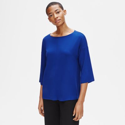 eileen fisher bateau neck top