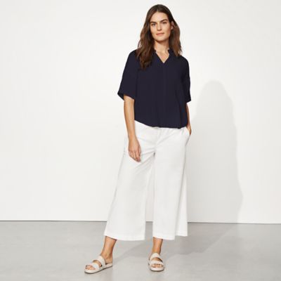 eileen fisher gauze top