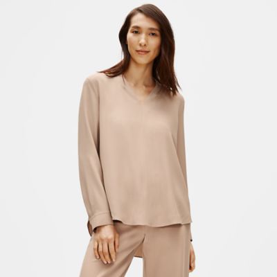 eileen fisher silk top