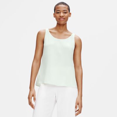 eileen fisher silk tank sale