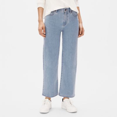 eileen fisher wide leg jeans