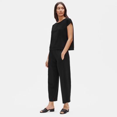 eileen fisher ballet neck tee