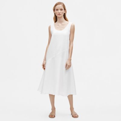 eileen fisher handkerchief linen dress