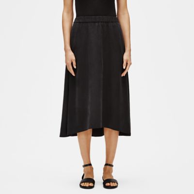 eileen fisher denim skirt