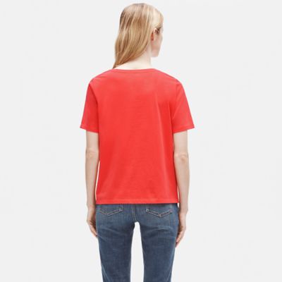 eileen fisher white tee shirt