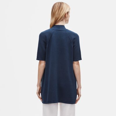 Organic Linen Cotton Short Sleeve Cardigan Eileen Fisher - edgar john roblox womens classic fashion short sleeve t
