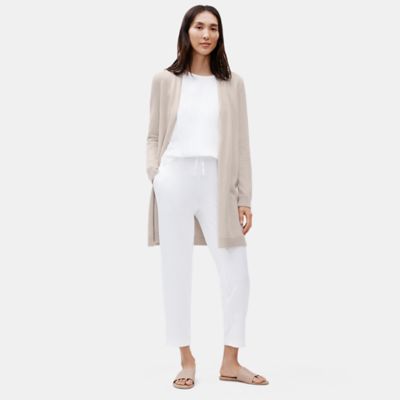 eileen fisher simple long cardigan