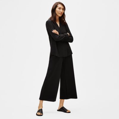 wide leg ponte pants